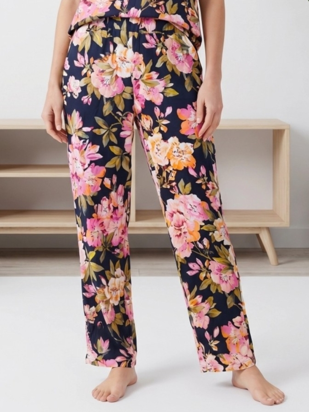 NWT ANN TAYLOR LOFT FLORAL PANTS SZ S
